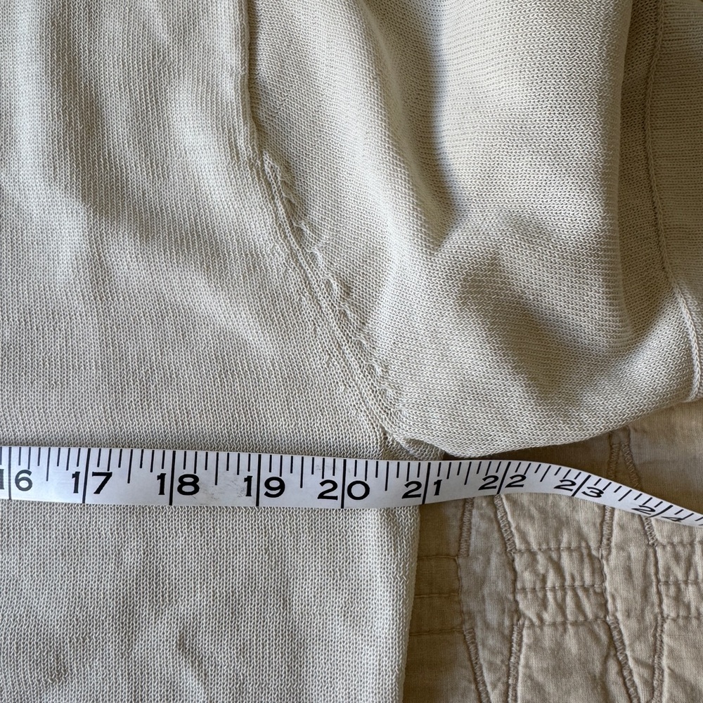 rag & bone Cream Men's Short Sleeve Tee - Picture 5 of 7